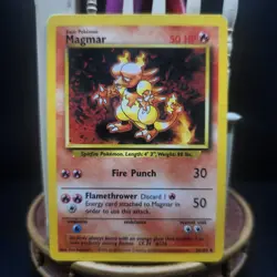 1999 Pokemon Magmar Base Set Non-Holo #36/102 Trading Card - Image 1