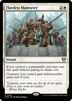 MTG CMM NM FOIL Flawless Maneuver - Image 1