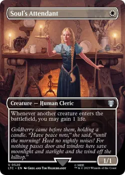 MTG LTC NM Borderless Soul's Attendant - Image 1