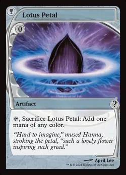 Lotus Petal x1 1x Mystery Booster 2 Future Sight NM MTG - Image 1