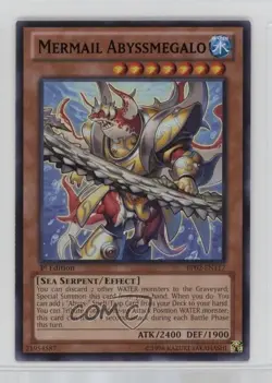 Mermail Abyssmegalo 1st Ed. YuGiOh Battle Pack 2: War of the Giants 0y59 - Image 1