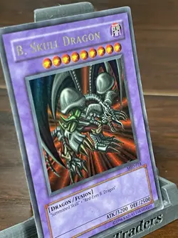 Yugioh! B. Skull Dragon MRD-018 Metal Raiders Ultra Rare Holo Vtg 2002 YuGiOh! - Image 2