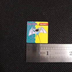 Zubat Pokemon Bros Card Mini Game Boy Anime Nintendo Japanese Japan No.041 - Image 2