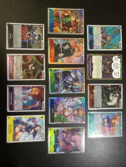 One Piece CCG Card Lot 13 Count - Image 1
