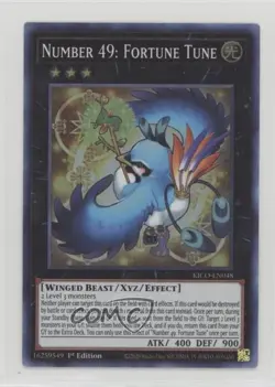 Number 49: Fortune Tune (SR) 1st Ed. YuGiOh King's Court #KICO-EN048 0b3 - Image 1