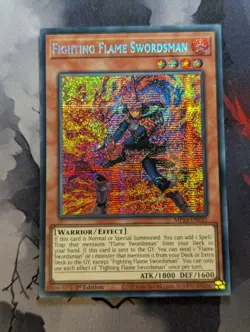 Fighting Flame Swordsman MP24-EN132 25th Anniversary Tin Yugioh Card - Image 1
