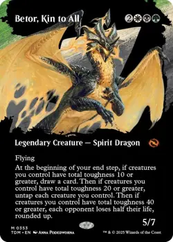 MTG TDM NM Borderless Betor, Kin to All - Image 1