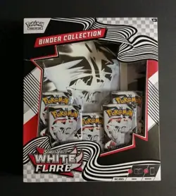 Pokemon TCG Scarlet & Violet White Flare Binder Collection Factory Sealed - Image 1