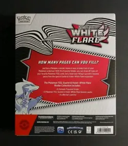 Pokemon TCG Scarlet & Violet White Flare Binder Collection Factory Sealed - Image 2