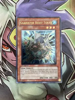 GLAS-EN081 Gladiator Beast Torax Ultimate Rare 1st Edition NM Yugioh Card - Image 1
