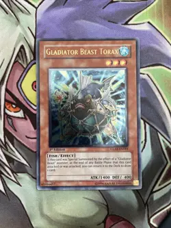 GLAS-EN081 Gladiator Beast Torax Ultimate Rare 1st Edition NM Yugioh Card - Image 3