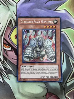 LCGX-EN239 Gladiator Beast Hoplomus Secret Rare Unl Edition Yugioh Card NM - Image 3