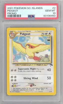 PSA 10 - Pokemon Card - Southern Island Promo #2/18 - PIDGEOT (rare) - GEM MINT - Image 3