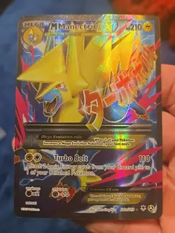 Pokemon TCG M Manectric EX 024a/119 Alternate Art Holo Card - Image 1