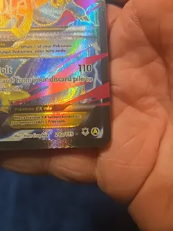 Pokemon TCG M Manectric EX 024a/119 Alternate Art Holo Card - Image 4