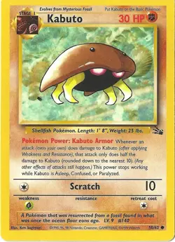 Pokemon Card Game Fossil Cards RARE cards! GREAT/FANTASTIC/EXCELLENT CONDITION! - Image 15