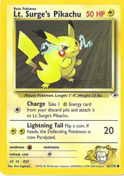 RARE Pokemon Card Gym Hero's Mons AND Trainer Cards in EXCELLENT condition! - Image 23