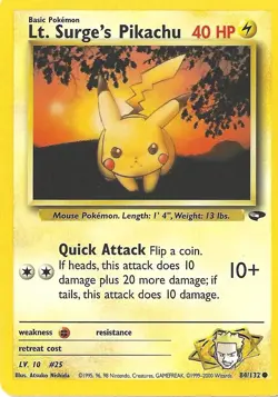 RARE Pokemon Card Gym Hero's Mons AND Trainer Cards in EXCELLENT condition! - Image 24