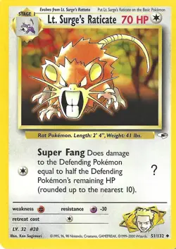 RARE Pokemon Card Gym Hero's Mons AND Trainer Cards in EXCELLENT condition! - Image 8