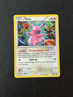 Ditto Pokémon Card (Promo Card/Card No XY40) - Image 1