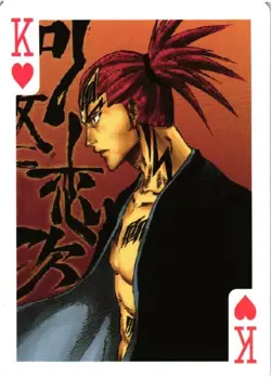 Renji Abarai BLEACH Playing Card Goddess Story Anime Collectible Card - Image 1
