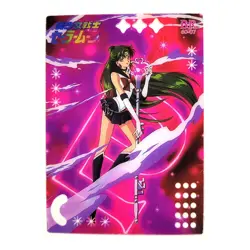 Sailor Moon Rainbow Culture Plastic Trading Card BR 07 - Pluto Symbol - Image 2
