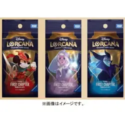 Disney Lorcana The First Chapter Japanese Sealed Booster Pack 1pack 6cards - Image 2