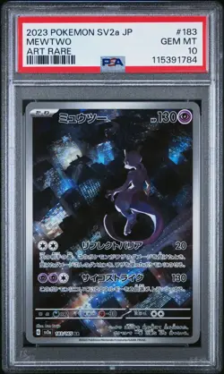 Mewtwo PSA 10 Pokémon 151 183/165 Japanese Pokémon Card Gem Mint - Image 4