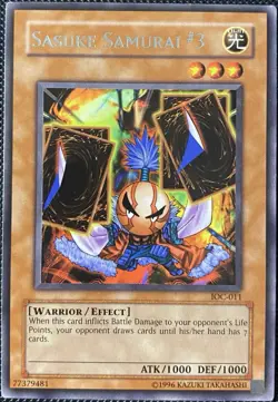 Sasuke Samurai #3 IOC-011 Invasion of Chaos Unlimited Edition - Yugioh Card - Image 3