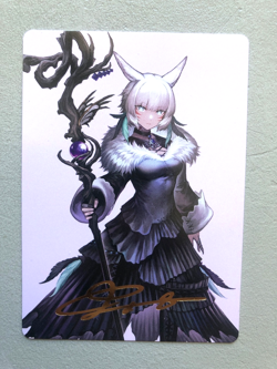 Mtg Magic Final Fantasy Y'shtola Night's Blessed Art Card 53 Gold French NM - Image 3