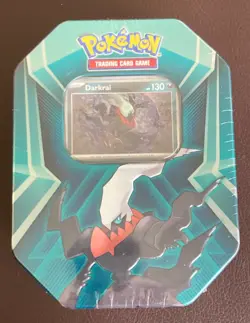 Pokemon Triple Whammy Tin Booster Packs 3 Foil Cards TCG New Sealed Darkrai - Image 1
