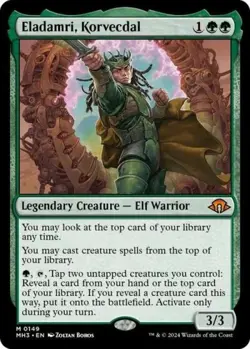 Eladamri, Korvecdal - Light Play MTG Modern Horizons 3 - Image 1