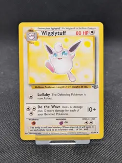 Wigglytuff 32/64 Non Holo Jungle Set Rare Pokemon Card WOTC LP-NM - Image 1