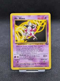 Mr. Mime 22/64 Non Holo Jungle Set Rare Pokemon Card WOTC LP-NM - Image 3