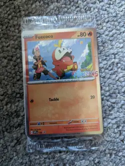 Fuecoco 192 Horizons Surging Sparks Stamped Sealed Pokemon Black Star Promo Card - Image 1