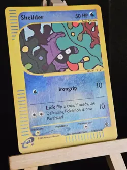 Shellder  129/165 Reverse Holo Expedition Base Set Pokemon Card - Image 6