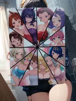 Iono Pokemon Anime Waifu Sexy Goddess Doujin Card - Image 4