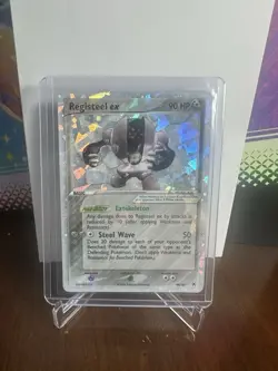 Registeel EX Hidden Legends 99/101 EX Pokemon Card  2004 Cracked Ice - Image 17