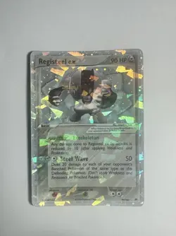 Registeel EX Hidden Legends 99/101 EX Pokemon Card  2004 Cracked Ice - Image 18