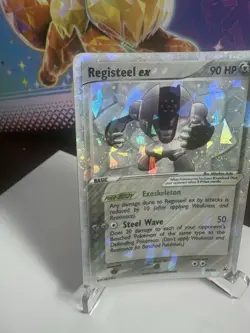 Registeel EX Hidden Legends 99/101 EX Pokemon Card  2004 Cracked Ice - Image 8