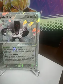 Registeel EX Hidden Legends 99/101 EX Pokemon Card  2004 Cracked Ice - Image 9