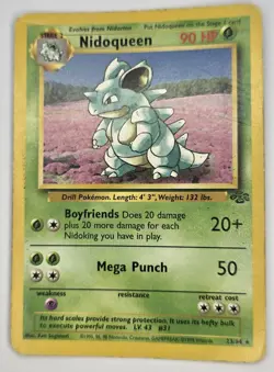Pokemon Card Nidoqueen 23/64 Jungle Set Non Holo Rare - Image 1
