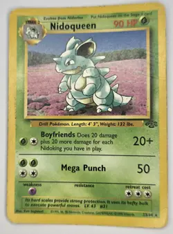 Pokemon Card Nidoqueen 23/64 Jungle Set Non Holo Rare - Image 3