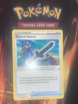 🌪Rusted Sword 62/72 Shining Fates Pokemon Card - Image 1