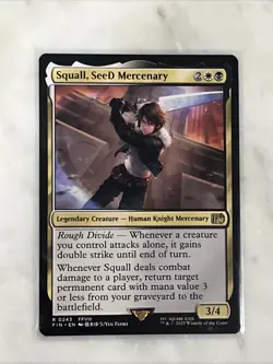 MTG Squall, Seed Mercenary Final Fantasy Rare Card - Image 1