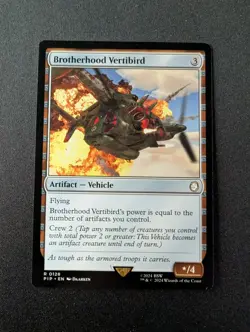BROTHERHOOD VERTIBIRD #128 MTG Fallout - Image 1