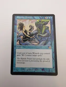 Magic The Gathering PSYCHIC TRANCE Onslaught MTG Rare - Image 1