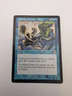 Magic The Gathering PSYCHIC TRANCE Onslaught MTG Rare - Image 3