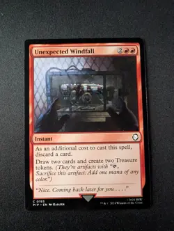 UNEXPECTED WINDFALL #193 MTG Fallout - Image 3