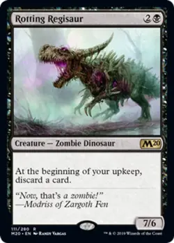 Light Play, English MTG Regular Rotting Regisaur Core Set 2020 Magic the Gatheri - Image 1